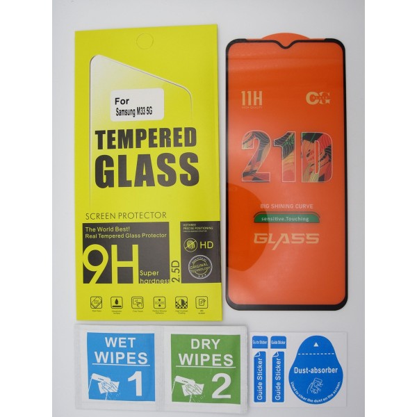 Cristal templado 3D 5D Samsung  M33 5G protector pantalla 21D