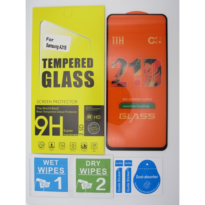 Cristal templado 3D 5D Samsung A21S protector pantalla 21D