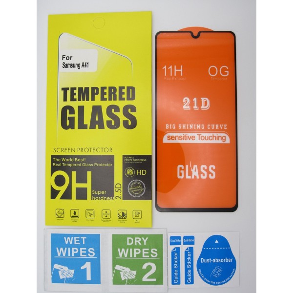 Cristal templado 3D 5D Samsung A41 protector pantalla 21D
