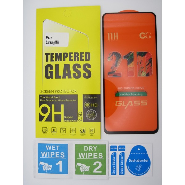 Cristal templado 3D 5D Samsung A53 protector pantalla 21D