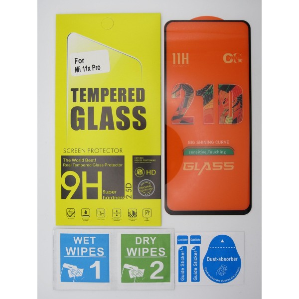 Cristal templado 3D 5D Xiaomi Mi 11X Pro protector pantalla 21D