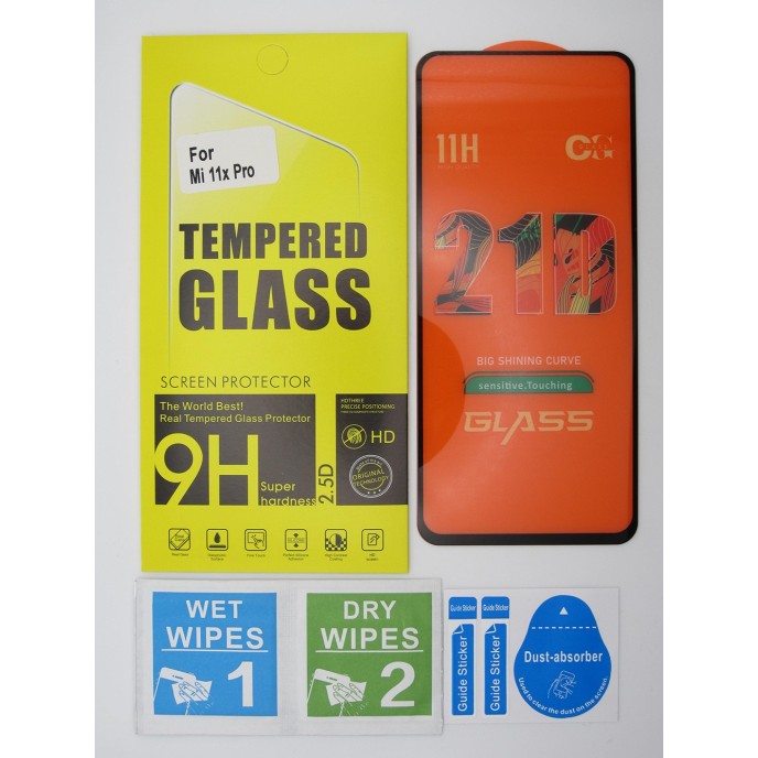 Cristal templado 3D 5D Xiaomi Mi 11X Pro protector pantalla 21D