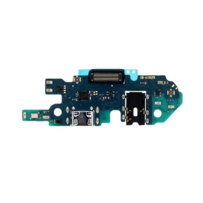 Modulo conector de Carga Samsung A10 VERSIÓN EUROPEA con Micrófono y jack audio calidad premium