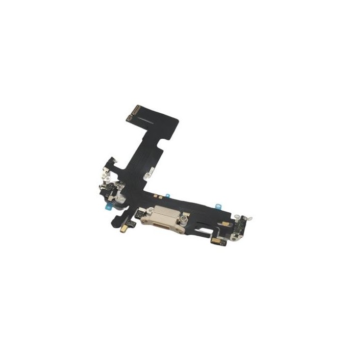 Flex Conector carga iPhone 13 BLANCO calidad PREMIUM flex Carga y micrófono Flex charger