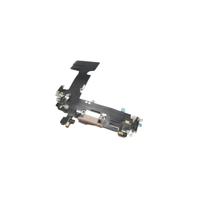 Flex Conector carga iPhone 13 ROSA calidad PREMIUM flex Carga y micrófono Flex charger