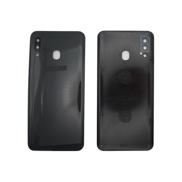Tapa trasera Samsung A20 A205 NEGRA cubre bateria back cover