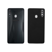 Tapa trasera Samsung A20S A207 VERDE CON LENTE cubre bateria back cover