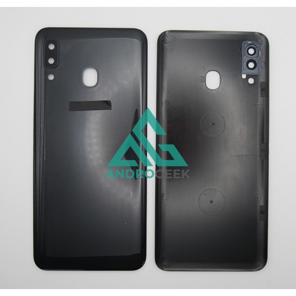 Tapa trasera Samsung A30 NEGRA CON LENTE A305 A305F SM-A305F back cover 