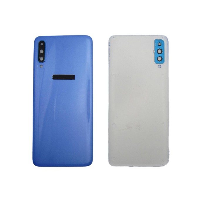 Tapa trasera Samsung A70 AZUL CON LENTE SM-A705 back cover 