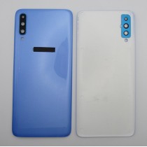 Tapa trasera Samsung A70 AZUL CON LENTE SM-A705 back cover 