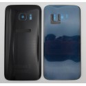 Tapa trasera Samsung S7 G930 NEGRA CON LENTE back cover 