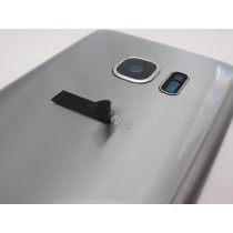 Tapa trasera Samsung S7 G930 PLATEADA CON LENTE back cover 
