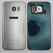 Tapa trasera Samsung S7 EDGE G935 PLATEADA CON LENTE back cover 