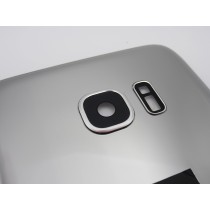 Tapa trasera Samsung S7 EDGE G935 PLATEADA CON LENTE back cover 