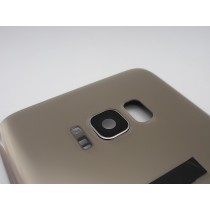 Tapa trasera Samsung S8 PLUS G955 DORADA CON LENTE back cover 