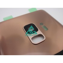 Tapa trasera Samsung S9 G960F ORO/ROSA CON LENTE back cover tapa cubre batería
