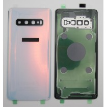 Tapa trasera Samsung S10 G973F BLANCA CON LENTE back cover tapa cubre batería
