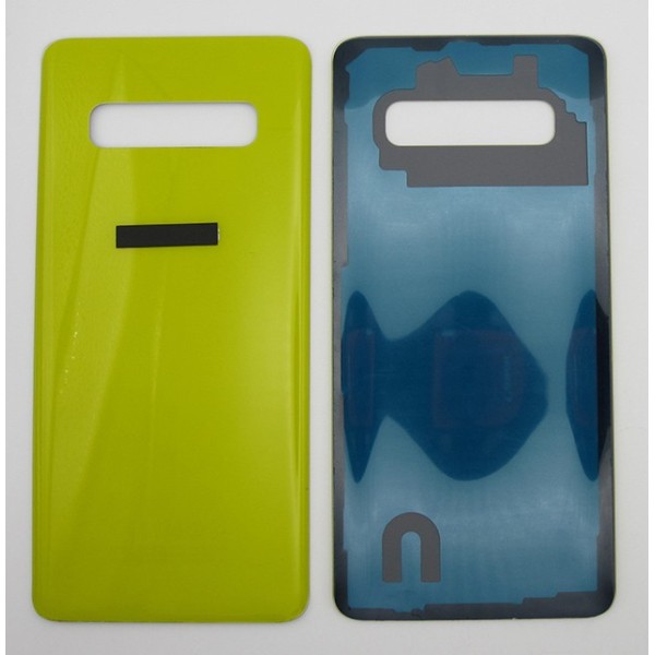 Tapa trasera Samsung S10 PLUS G975 AMARILLA back cover tapa cubre batería