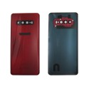Tapa trasera Samsung S10 PLUS G975 ROJA CON LENTE back cover tapa cubre batería
