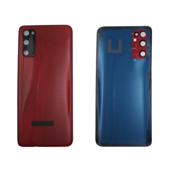 Tapa trasera Samsung S20 G980 ROJA CON LENTE back cover tapa cubre batería