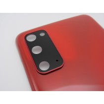 Tapa trasera Samsung S20 G980 ROJA CON LENTE back cover tapa cubre batería