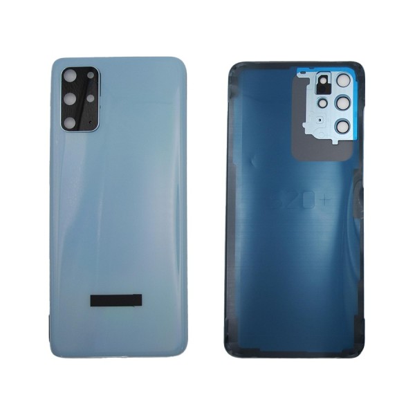 Tapa trasera Samsung S20 PLUS G986 AZUL CON LENTE back cover tapa cubre batería