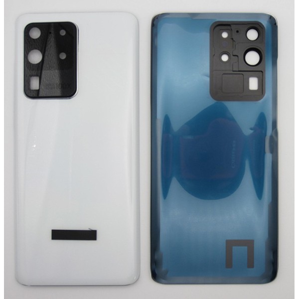 Tapa trasera Samsung S20 ULTRA G988 BLANCA CON LENTE back cover tapa cubre batería