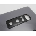 Tapa trasera Samsung galaxy Note 8 N950 GRIS CON LENTE back cover tapa cubre batería