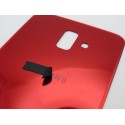 Tapa trasera Samsung J6 PLUS J610 ROJA back cover 