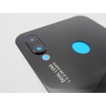 Tapa batería Huawei P20 Lite Nova 3E NEGRA CON LENTE back cover