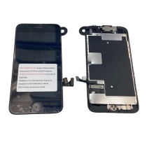 Pantalla iPhone 8 FULL SET NEGRA con componentes (incluye boton home + Altavoz + Cámara frontal)  (LCD + táctil) 
