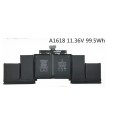 Batería A1618  / A1398 11.36V 99.5Wh 8800mAh Macbook Retina 15" 