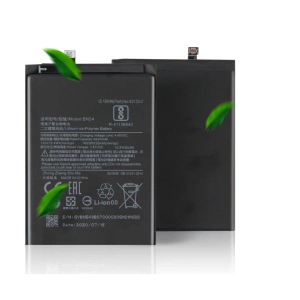 Batería BN54 Xiaomi Redmi Note 9 Redmi 10X 4920mha